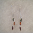 Boucles d'oreilles fil navettes longues